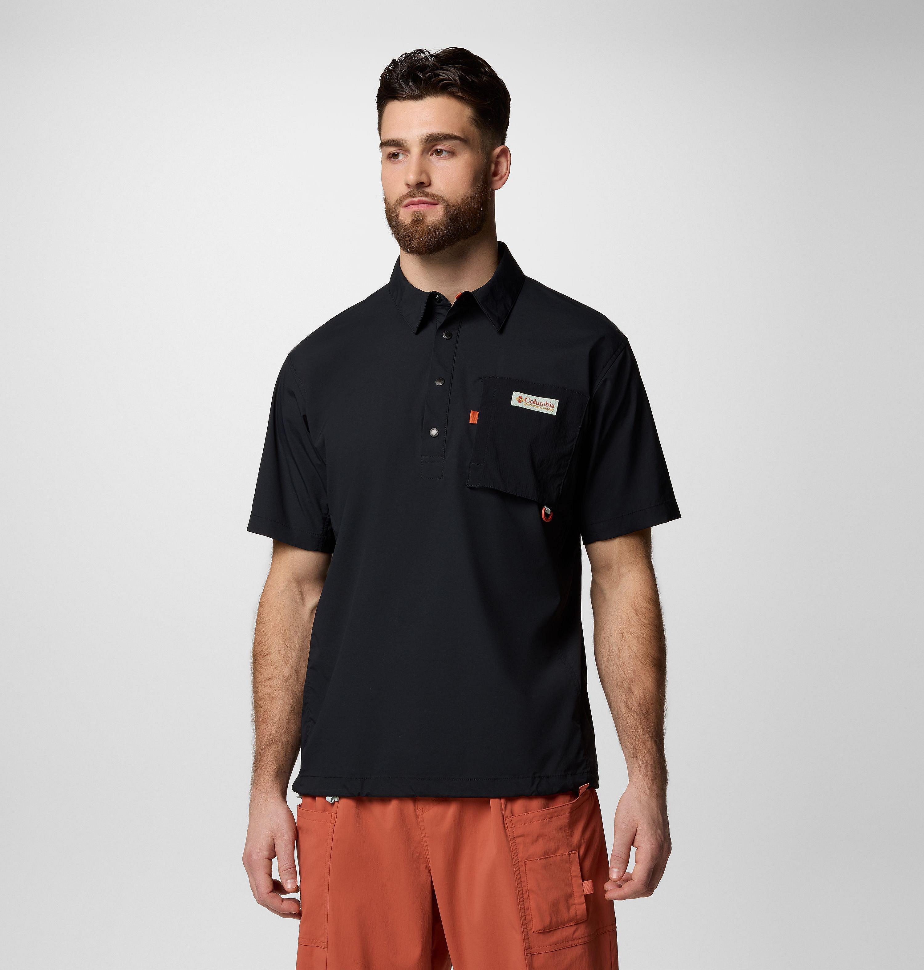 Cove Beach Woven Short Sleeve Shirt 1