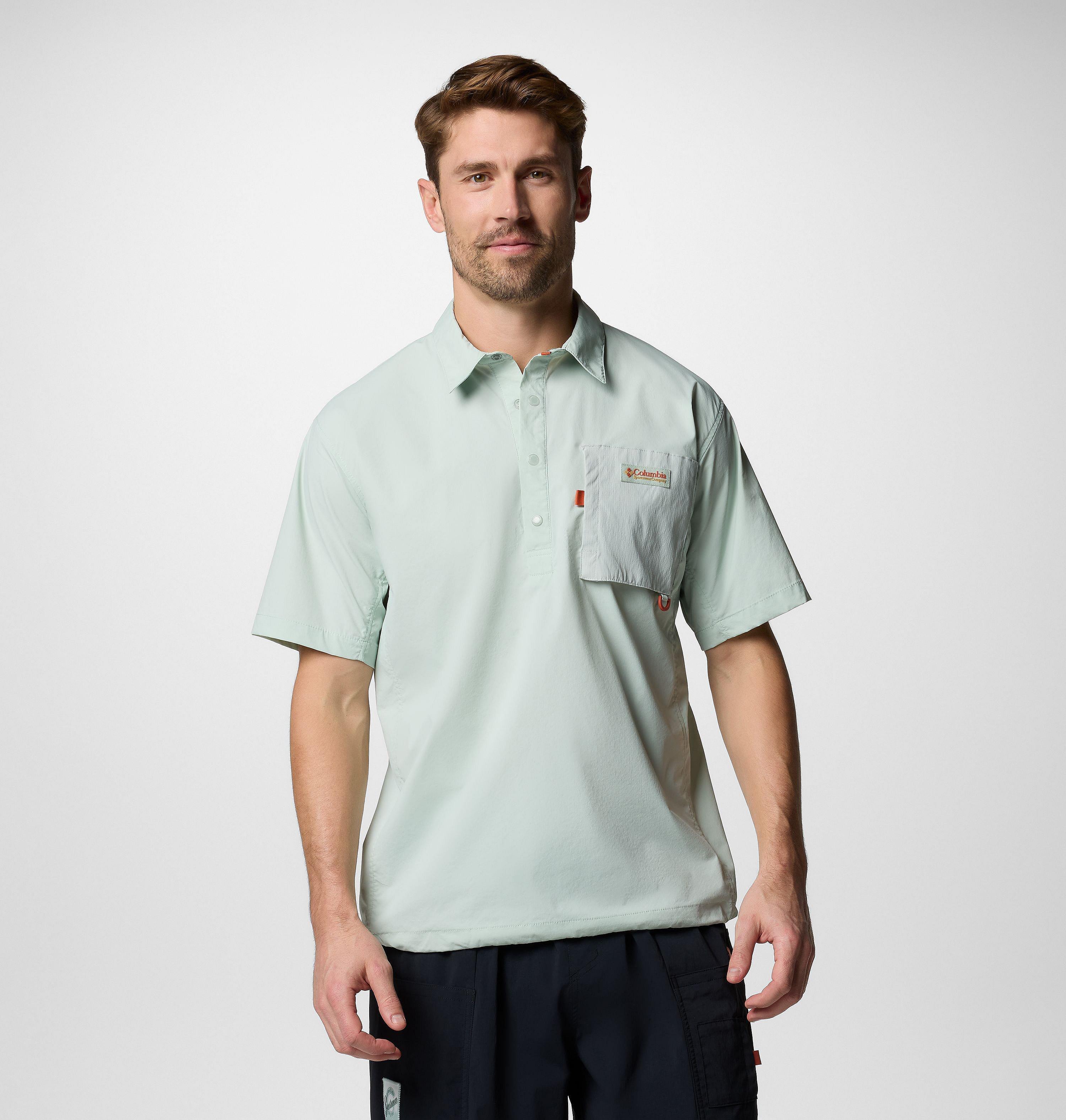 Cove Beach Woven Short Sleeve Shirt 1