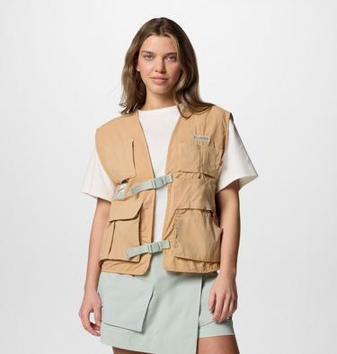Unisex Cove Beach Gilet, Color: Canoe, image 2