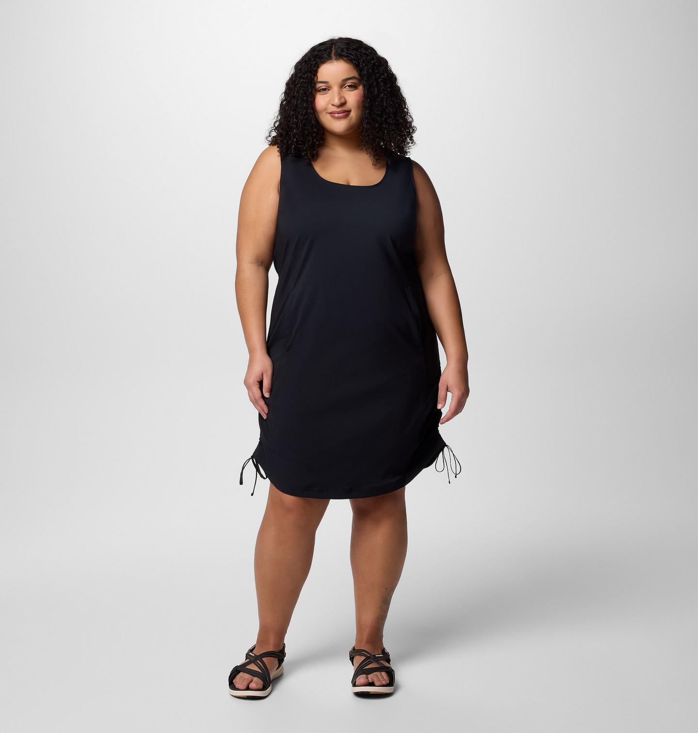 Женское платье Columbia All Seasons Dress - Plus Size, цвет: Чёрный — фото 1
