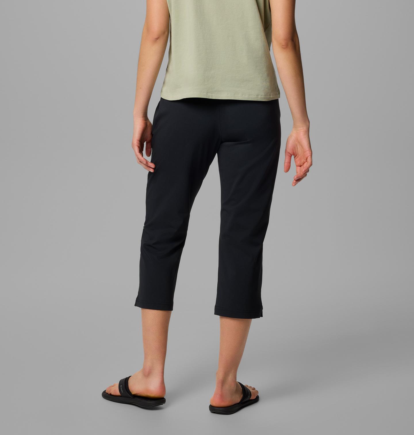 Женские брюки Columbia All Seasons Capris, цвет: Чёрный — фото 2