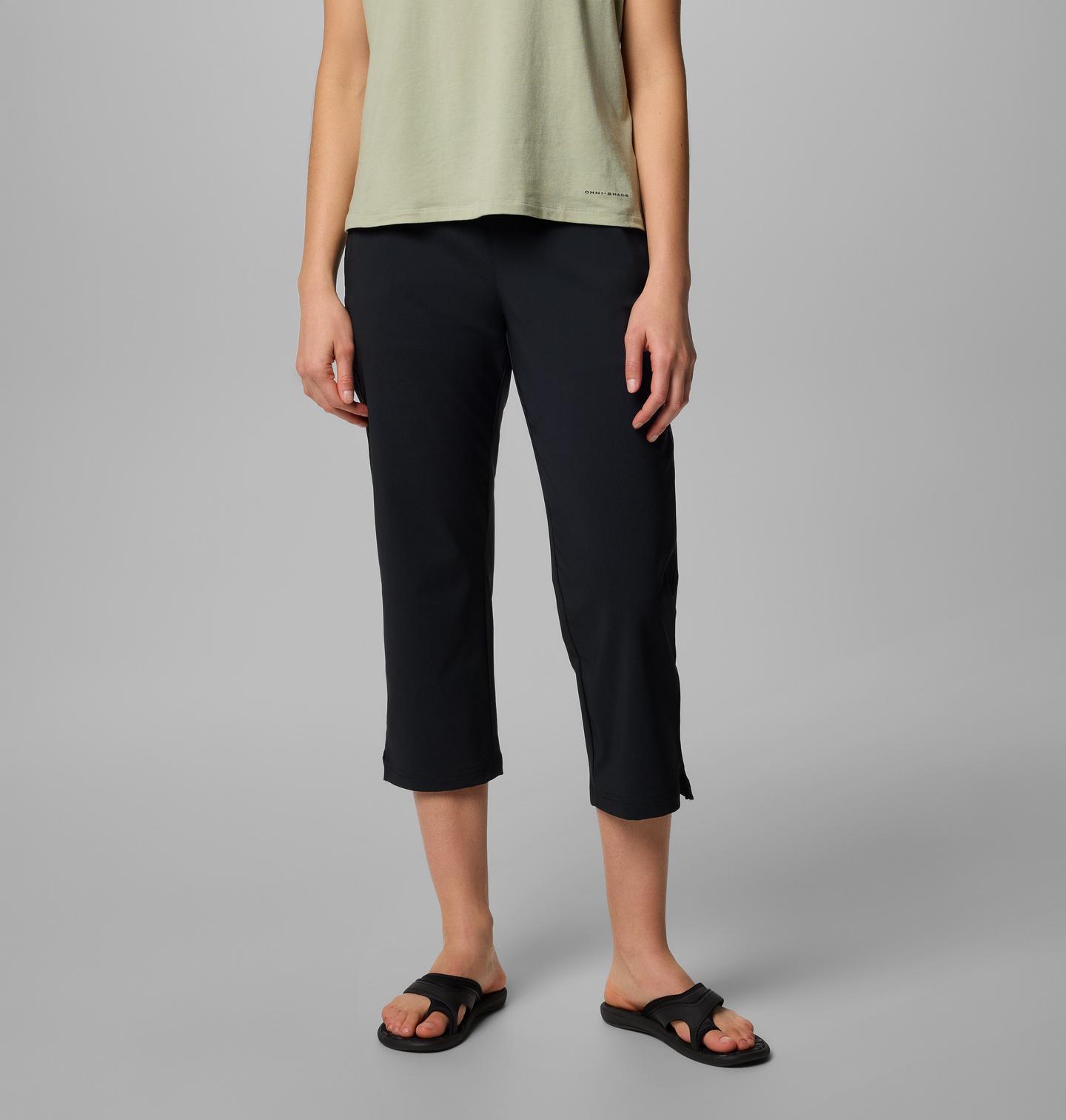 Женские брюки Columbia All Seasons Capris, цвет: Чёрный — фото 1
