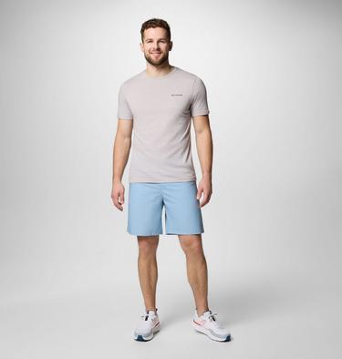 Men's Washed Out Easy Shorts, Color: Ripple Blue, image 8