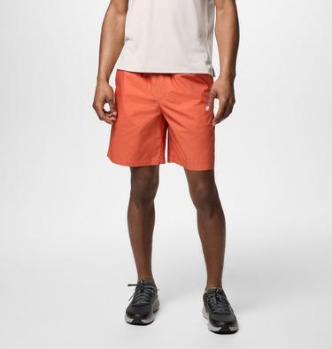 Men's Washed Out Easy Shorts, Color: Tuscan, image 3