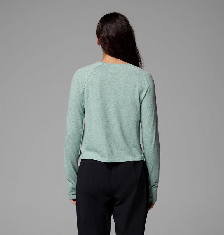 Women's PFG Uncharted Neps Long Sleeve Technical T-Shirt, Color: Misty Jade, image 3