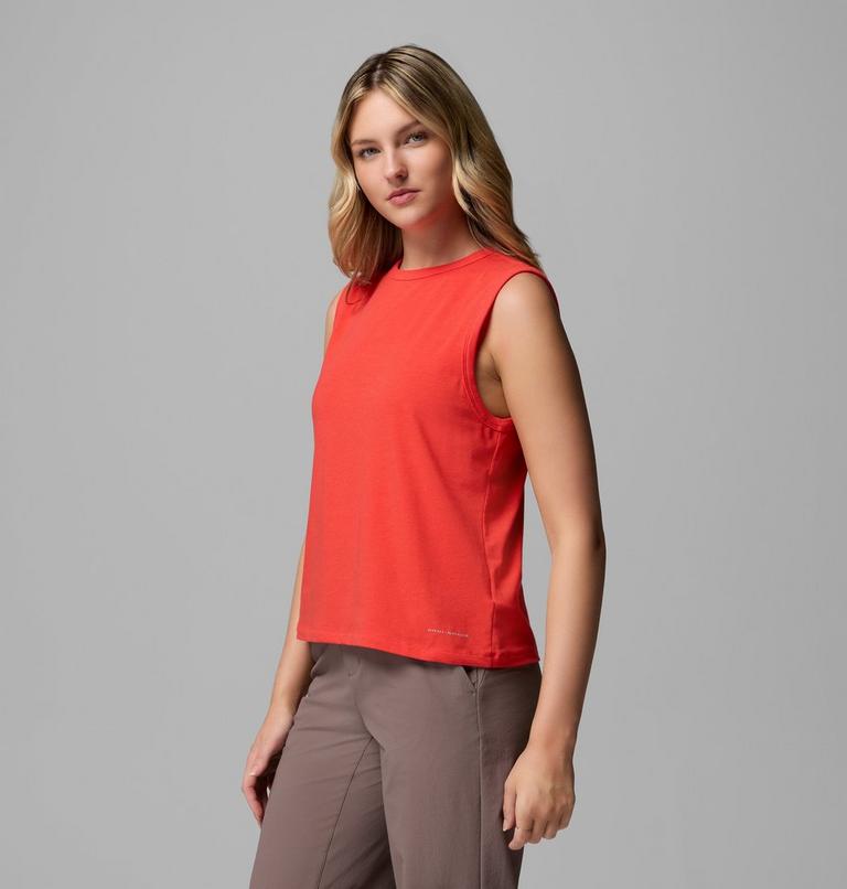 Columbia Women's Sun Trek II Technical Tank, Color: Poppy Red, image 4