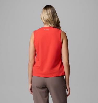 Columbia Women's Sun Trek II Technical Tank, Color: Poppy Red, image 3