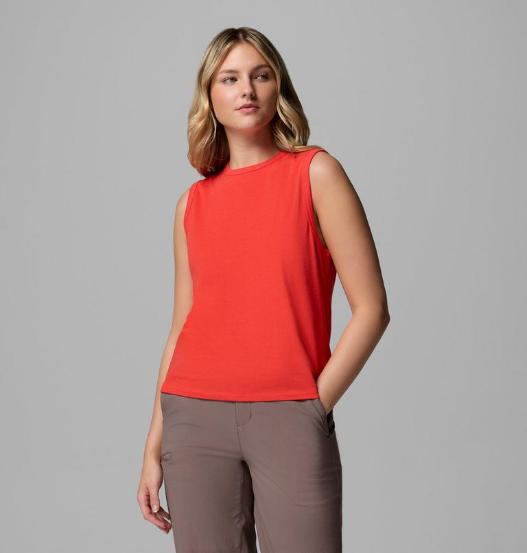 Columbia Women's Sun Trek II Technical Tank, Color: Poppy Red, image 1