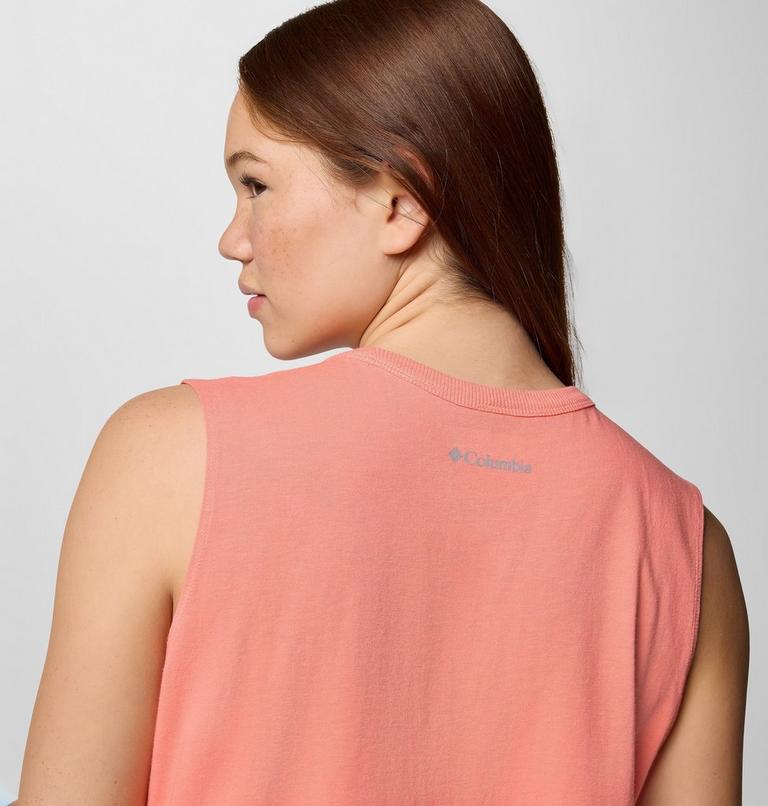 Camiseta técnica de tirantes Sun Trek II de Columbia para mujer, Color: Alpenglow, image 5