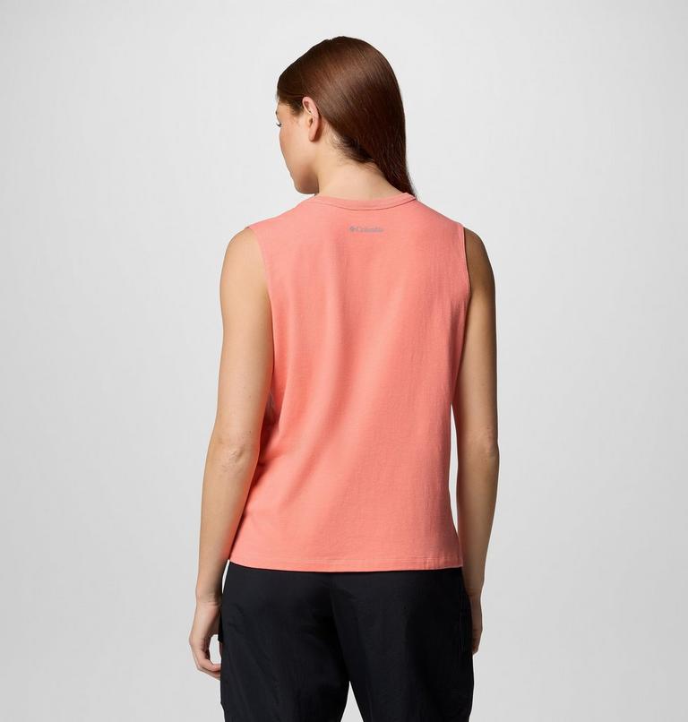 Camiseta técnica de tirantes Sun Trek II de Columbia para mujer, Color: Alpenglow, image 2