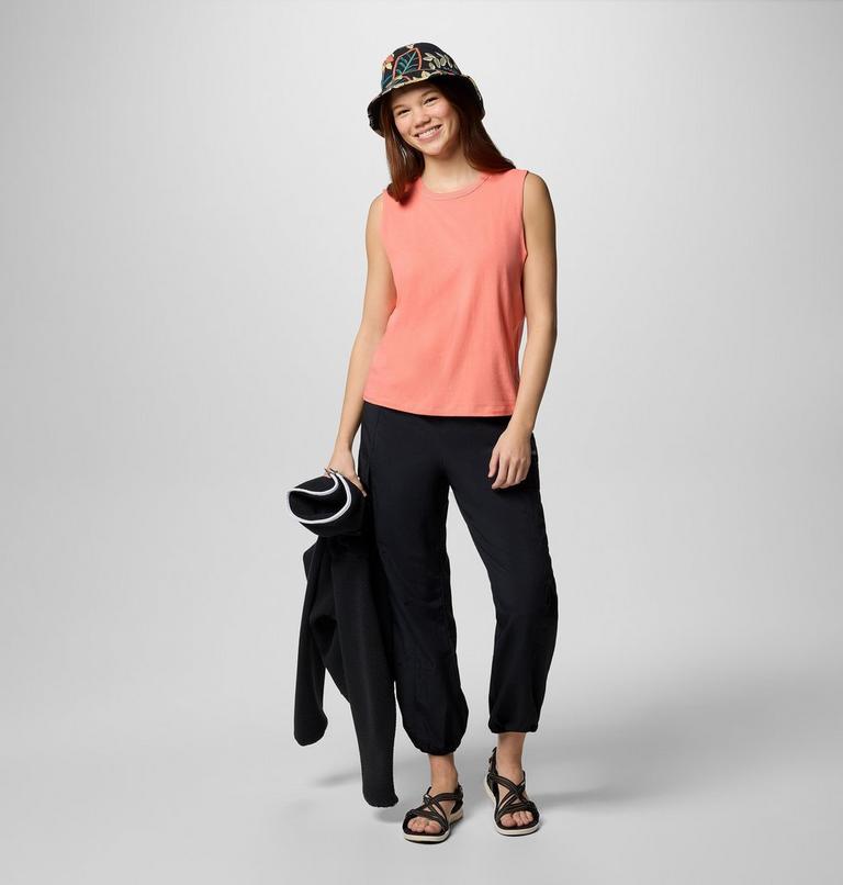 Camiseta técnica de tirantes Sun Trek II de Columbia para mujer, Color: Alpenglow, image 6