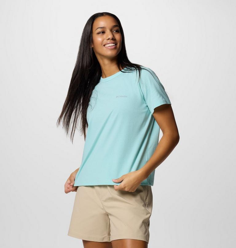 Camiseta técnica Sun Trek II para mujer, Color: Spray, image 5