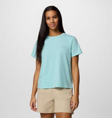 Women's Sun Trek II Technical T-Shirt, Color: Spray, image 1