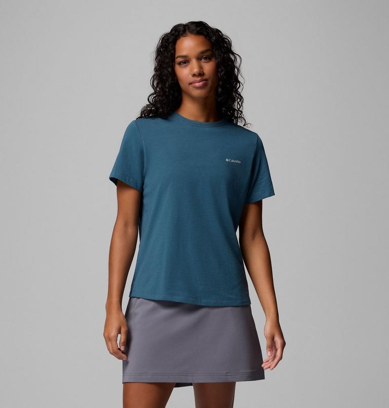 Women's Sun Trek II Technical T-Shirt, Color: Everblue, image 1