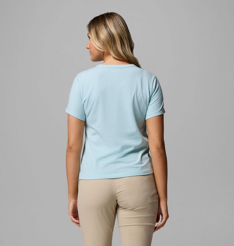 Women's Sun Trek II Technical T-Shirt, Color: Marine Light, image 3