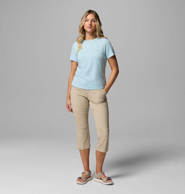 Women's Sun Trek II Technical T-Shirt, Color: Marine Light, image 2