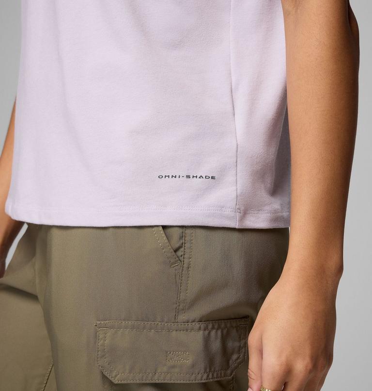 Women's Sun Trek II Technical T-Shirt, Color: Lavender Pearl, image 6