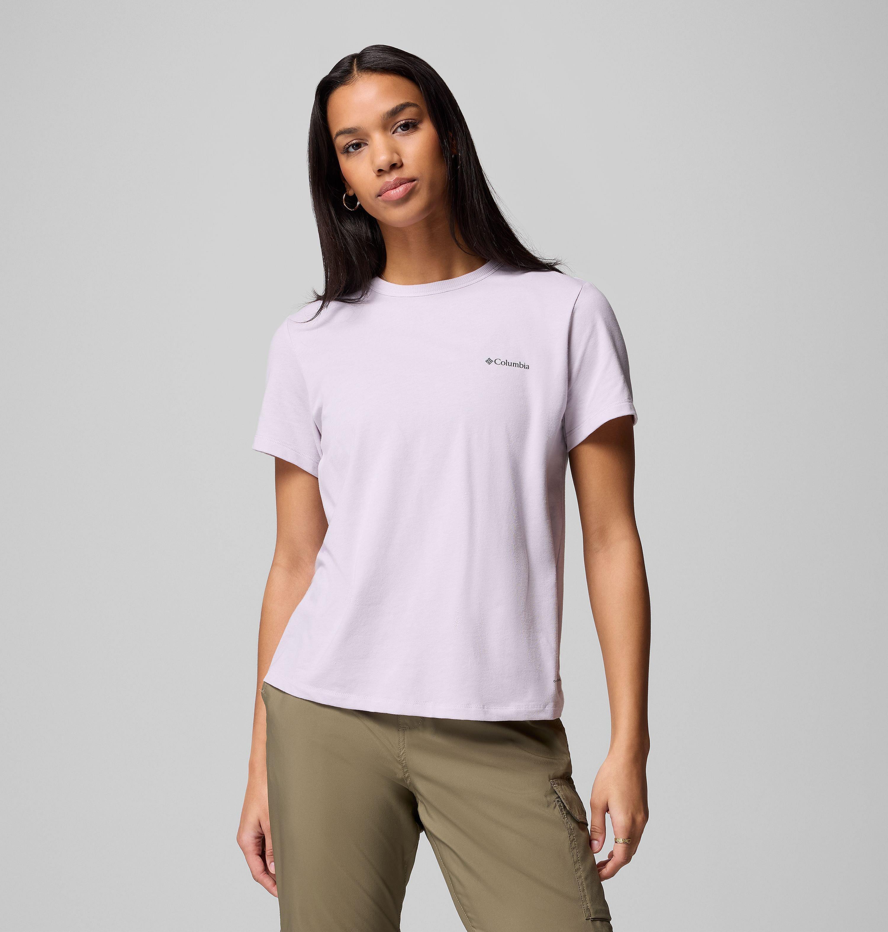 Columbia Sportswear Women's Purple Columbia - Sun Trek™ Ii Technical T-Shirt - Lavender Pearl Medium