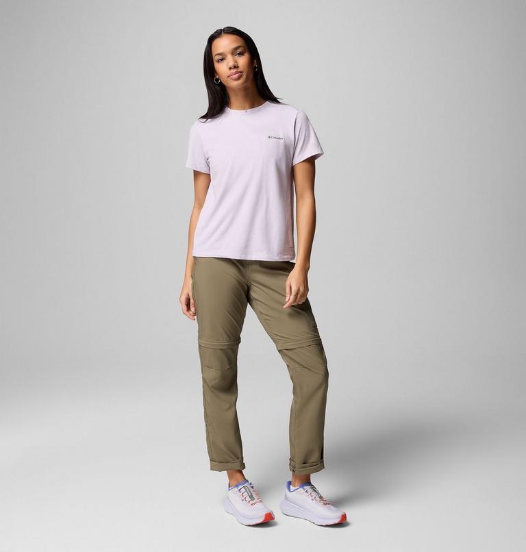 Women's Sun Trek II Technical T-Shirt, Color: Lavender Pearl, image 2