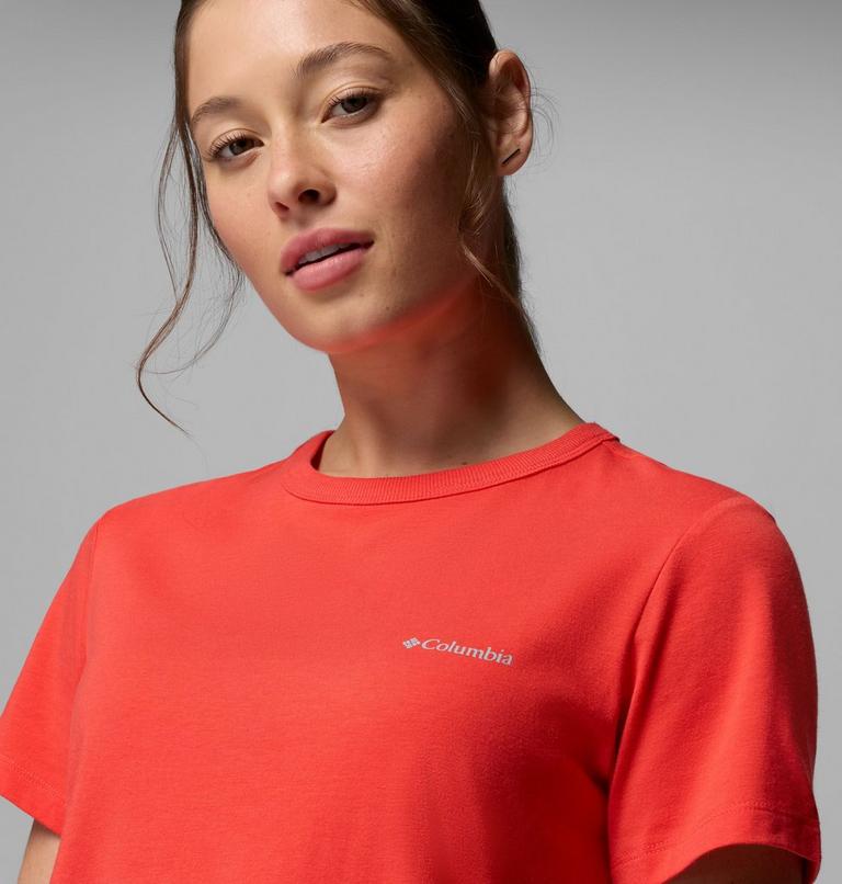 Women's Sun Trek II Technical T-Shirt, Color: Poppy Red, image 5