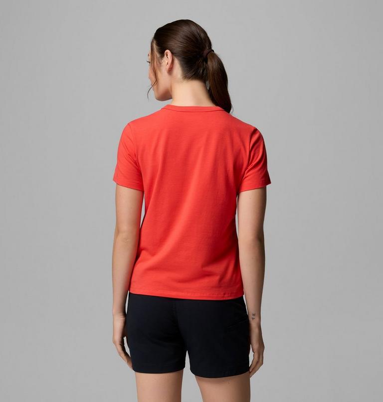 Women's Sun Trek II Technical T-Shirt, Color: Poppy Red, image 3