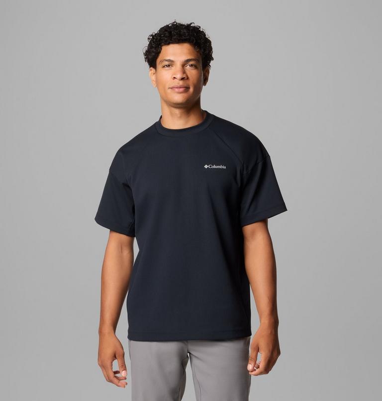 Men's Granite Point Knit Short Sleeve Crew, Color: Black, image 1