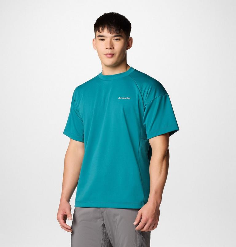 Camiseta técnica de punto Granite Point para hombre, Color: River Blue, image 4