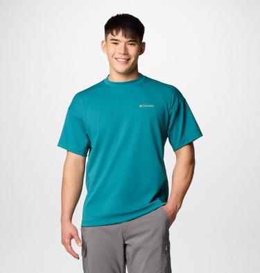 Men's Granite Point Knit Technical T-Shirt, Color: River Blue, image 1
