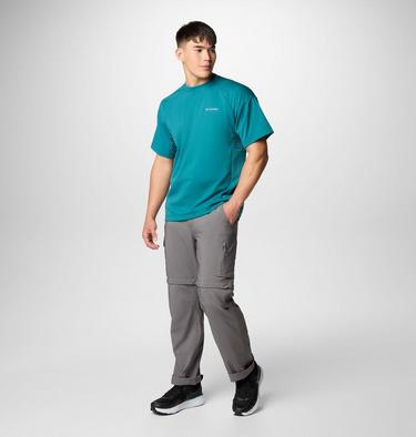 Men's Granite Point Knit Technical T-Shirt, Color: River Blue, image 2