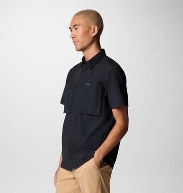 Men's Black Mesa Utility Short Sleeve Shirt, Color: Black, image 7