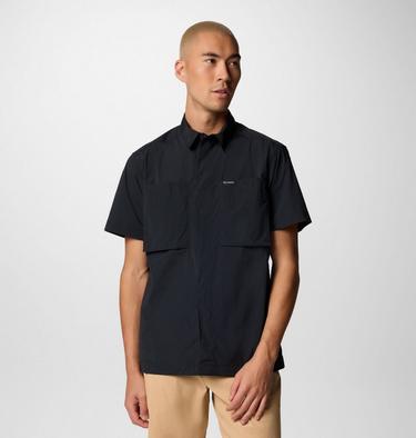 Men's Black Mesa Utility Short Sleeve Shirt, Color: Black, image 5