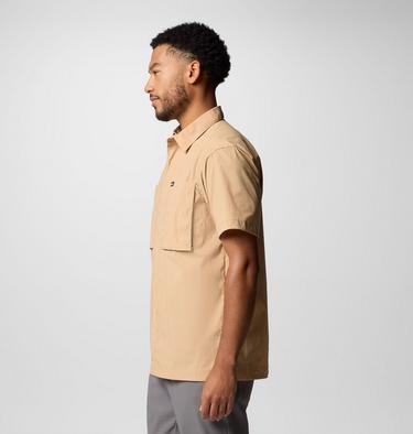 Men's Black Mesa Utility Short Sleeve Shirt, Color: Canoe, image 11