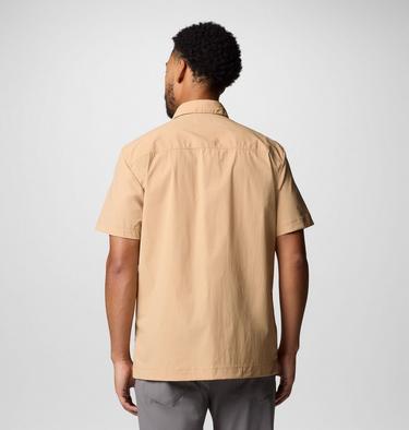 Men's Black Mesa Utility Short Sleeve Shirt, Color: Canoe, image 10