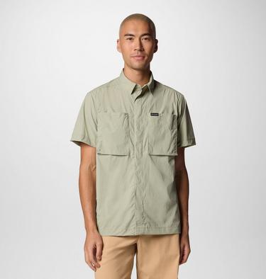 Men's Black Mesa Utility Short Sleeve Shirt, Color: Safari, image 1