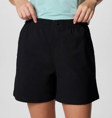 Women's Cedar Crest Hiking Shorts, Color: Black, image 12