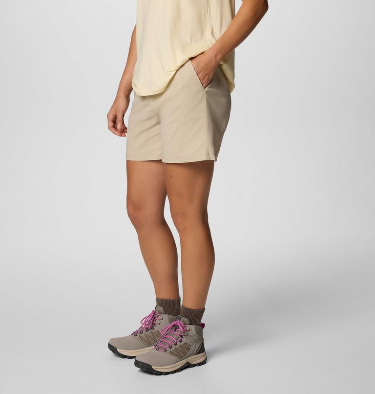 Women's Cedar Crest Hiking Shorts, Color: Ancient Fossil, image 3