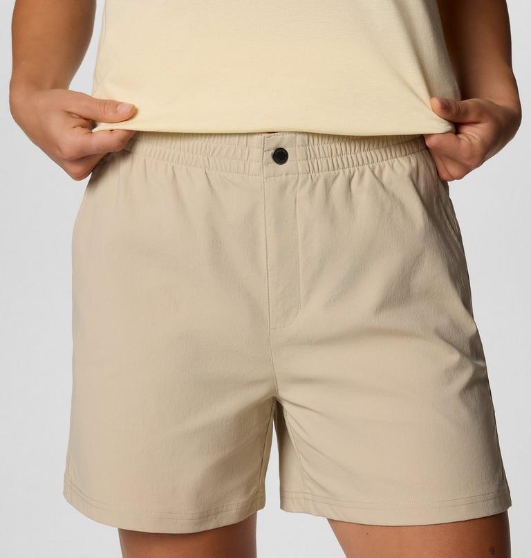 Women's Cedar Crest Hiking Shorts, Color: Ancient Fossil, image 4