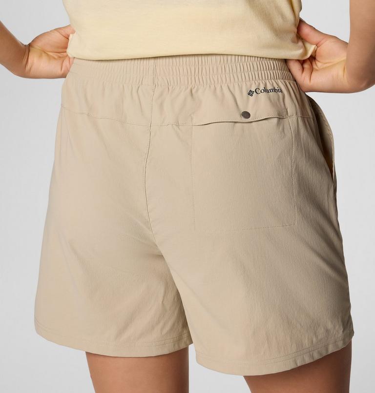 Women's Cedar Crest Hiking Shorts, Color: Ancient Fossil, image 5