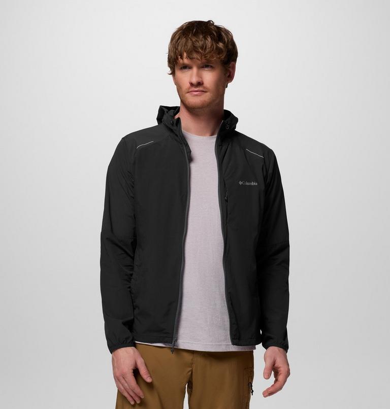 Men's Columbia Tech Nylon Hooded Jacket, Color: Black, image 5