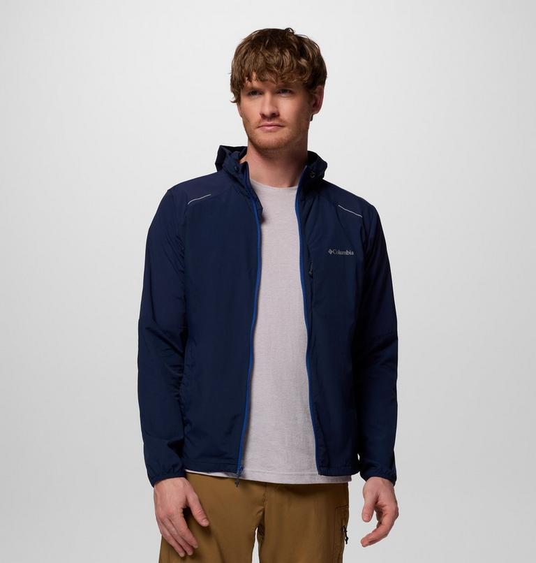 Chaqueta de nailon con capucha Columbia Tech para hombre, Color: Collegiate Navy, image 5