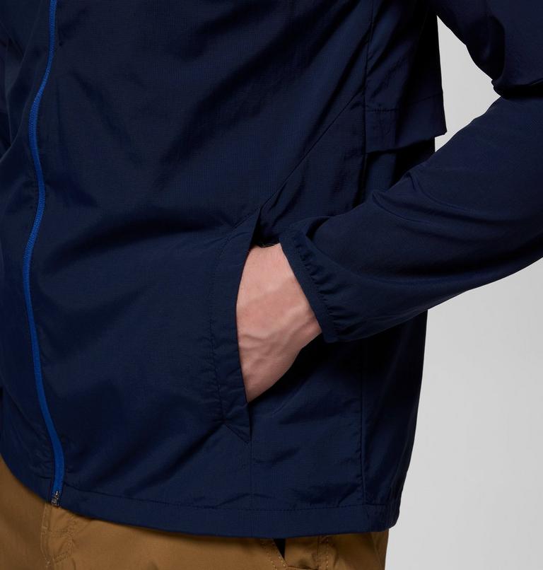 Chaqueta de nailon con capucha Columbia Tech para hombre, Color: Collegiate Navy, image 7