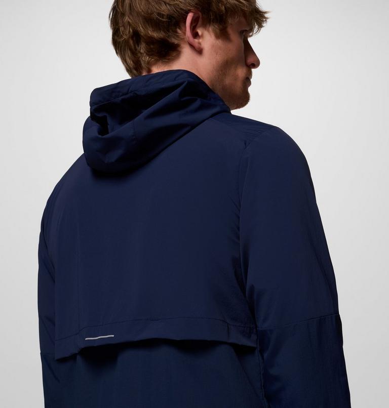 Chaqueta de nailon con capucha Columbia Tech para hombre, Color: Collegiate Navy, image 8
