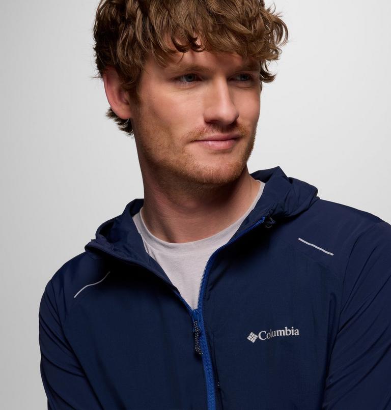 Chaqueta de nailon con capucha Columbia Tech para hombre, Color: Collegiate Navy, image 9