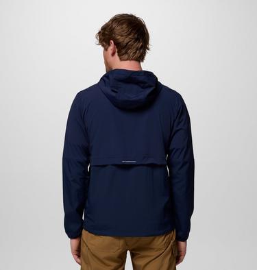 Chaqueta de nailon con capucha Columbia Tech para hombre, Color: Collegiate Navy, image 3