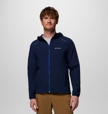 Men's Columbia Tech Nylon Hooded Jacket, Color: Collegiate Navy, image 1