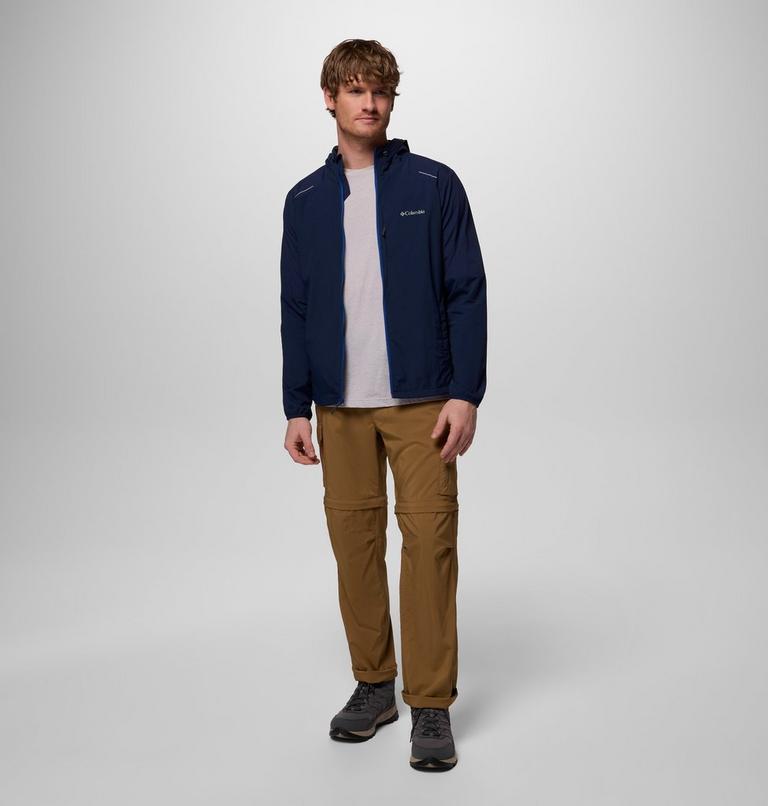 Chaqueta de nailon con capucha Columbia Tech para hombre, Color: Collegiate Navy, image 2