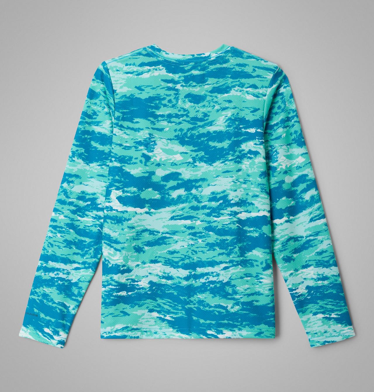 Boys' PFG Solar Stream™ Printed Long Sleeve Shirt 2