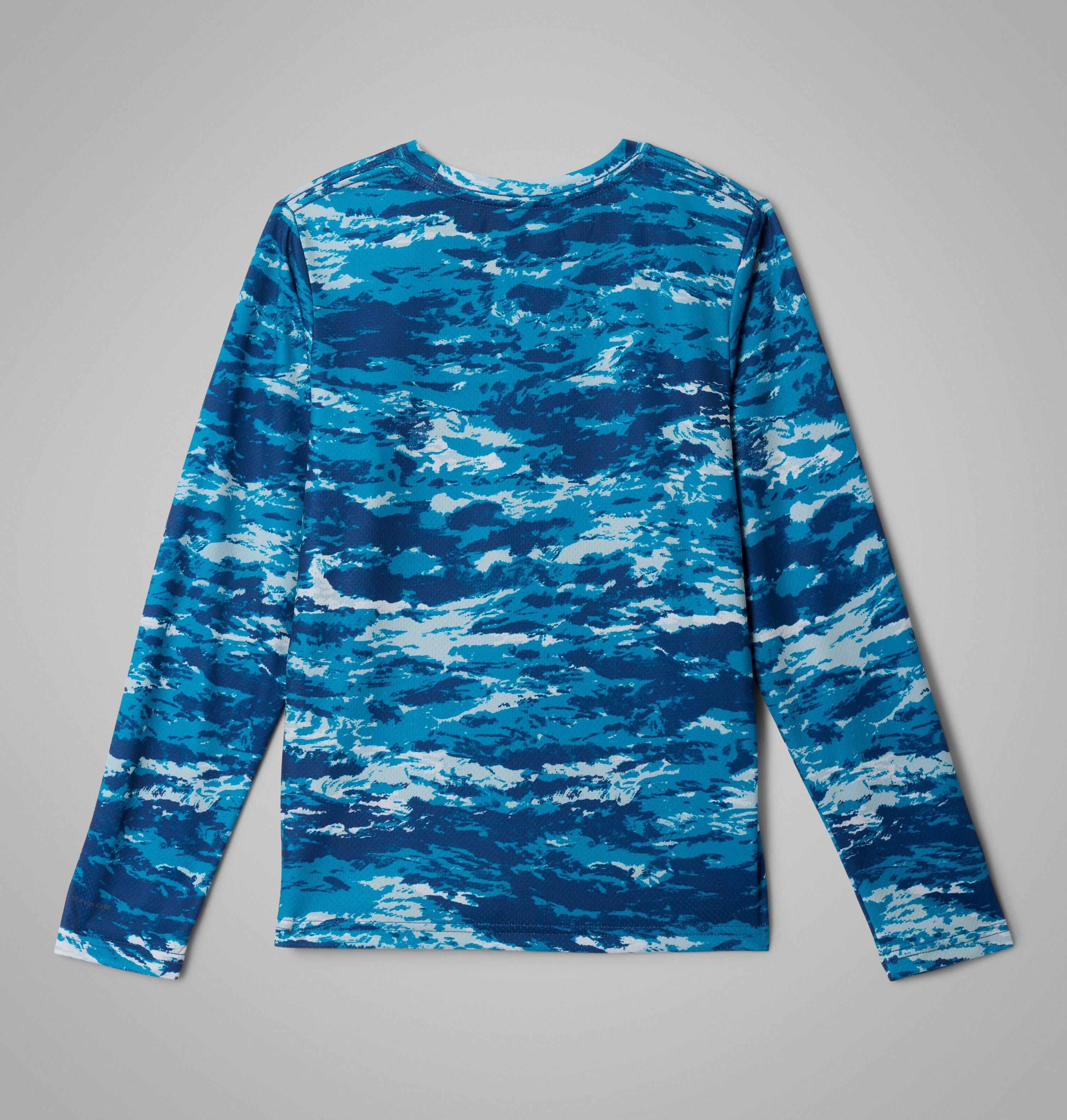 Boys' PFG Solar Stream Printed Long Sleeve Shirt 2