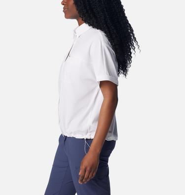 Women's Boundless Trek II Short Sleeve Button Up, Color: White, image 7