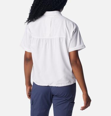 Boundless Trek II Kurzarm Button Up-Hemd für Frauen, Color: White, image 4